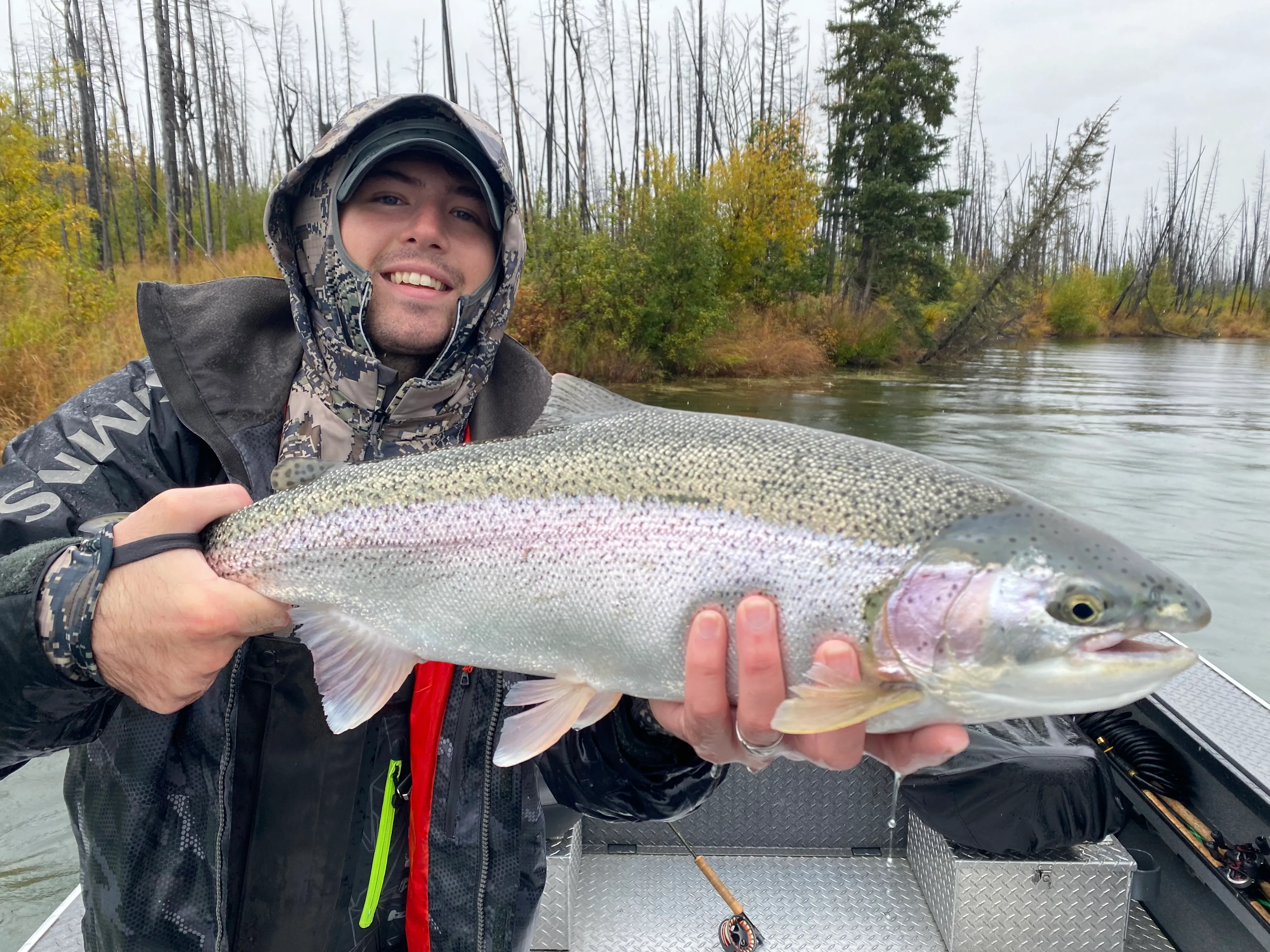 cody with trout