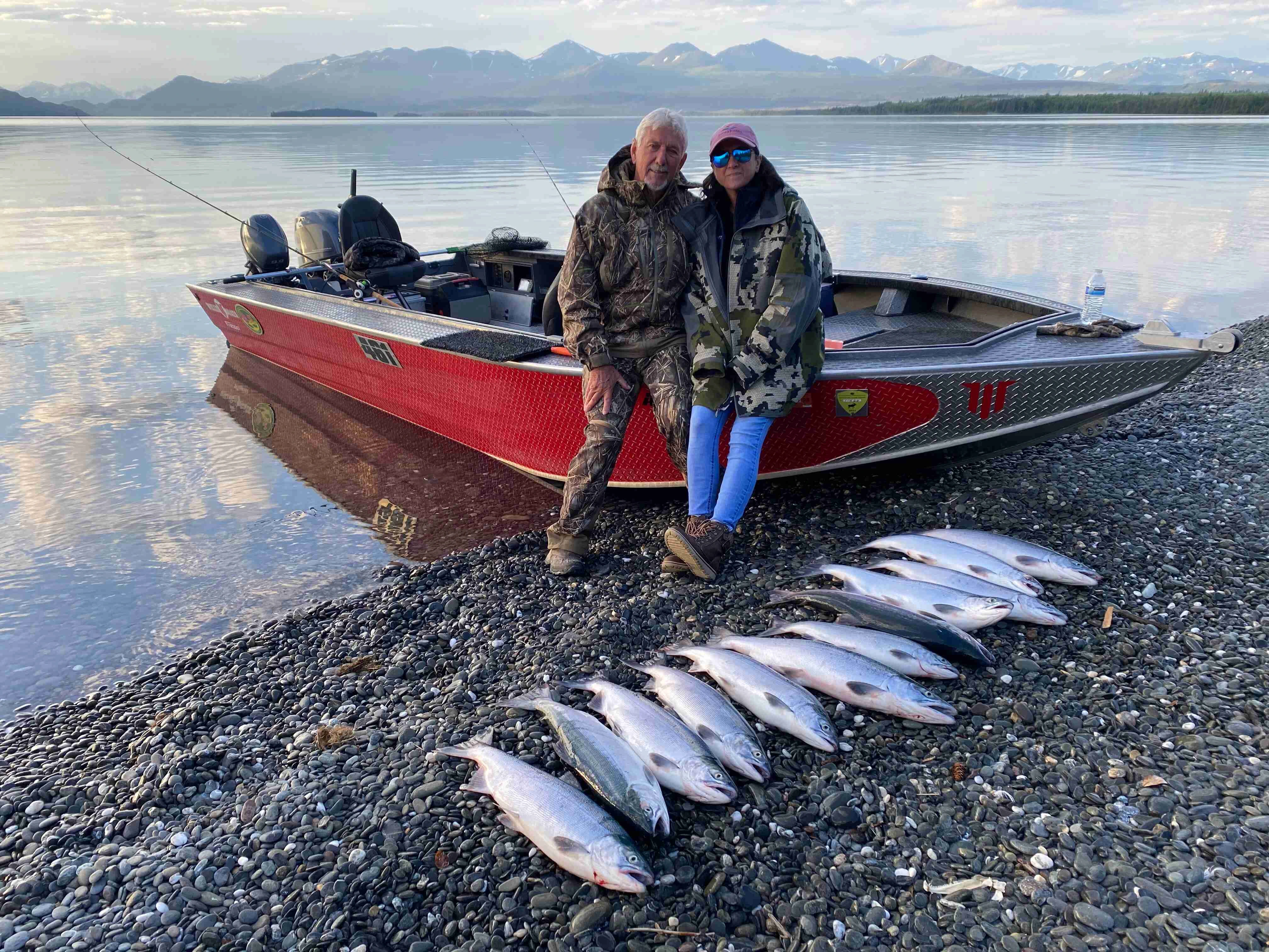 fish with boat