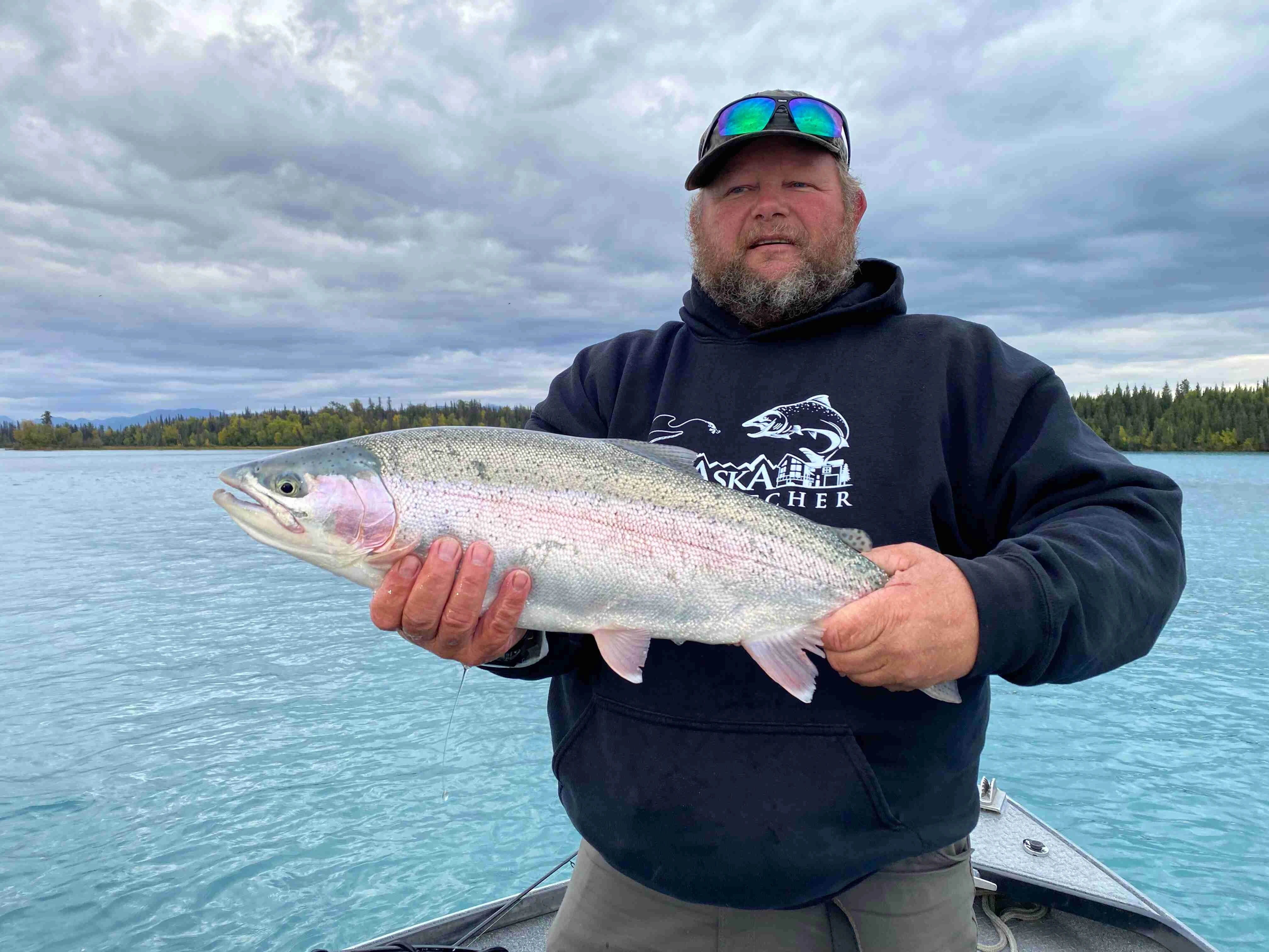 man with fish